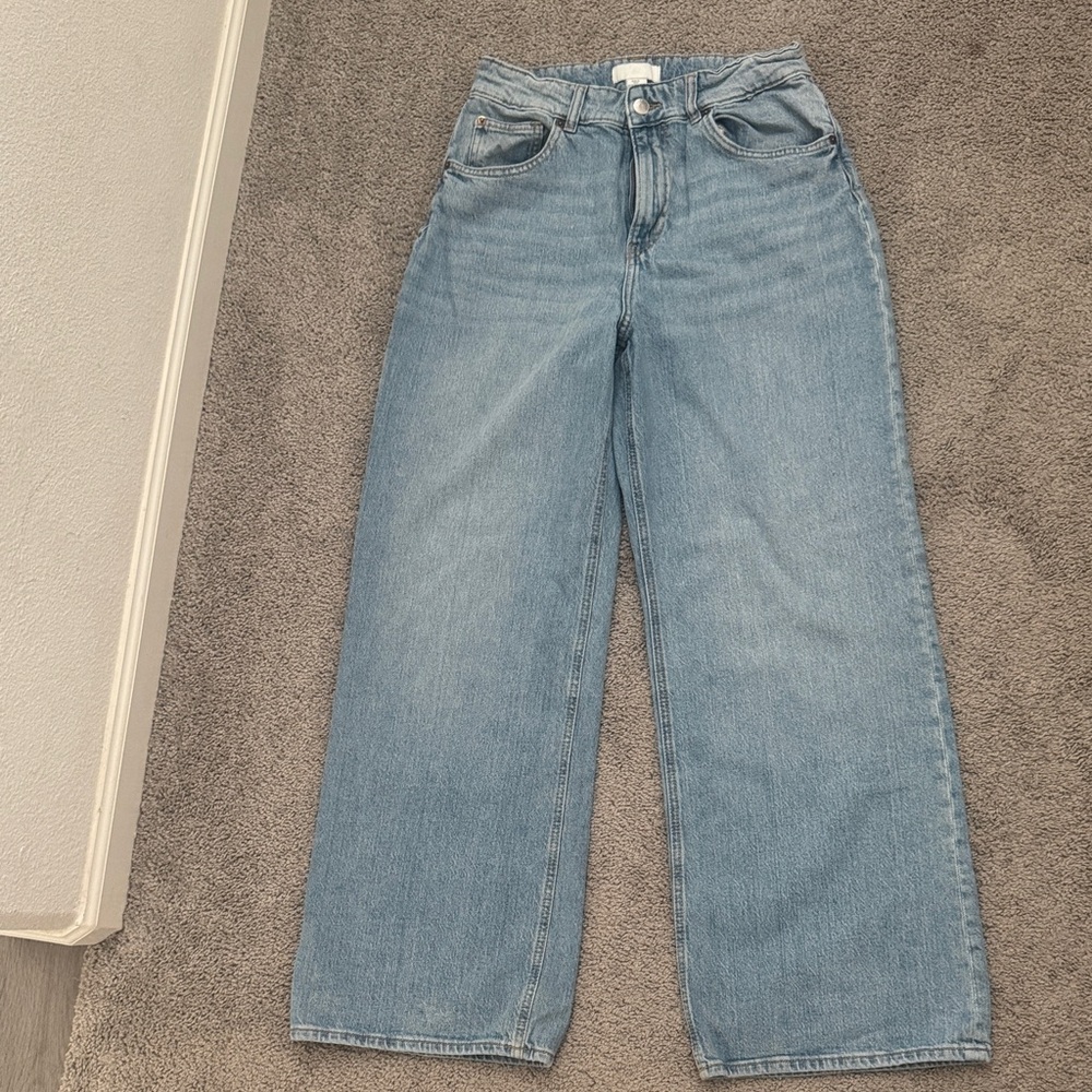 H&M Light Blue Wide Leg Women's Jeans